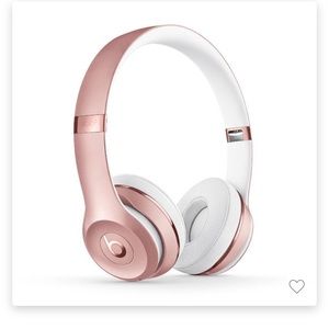 Beats Solo 3 Bluetooth NEW!  Opened pack never used Rose gold pink color